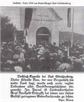Weihe der Kapelle 1935